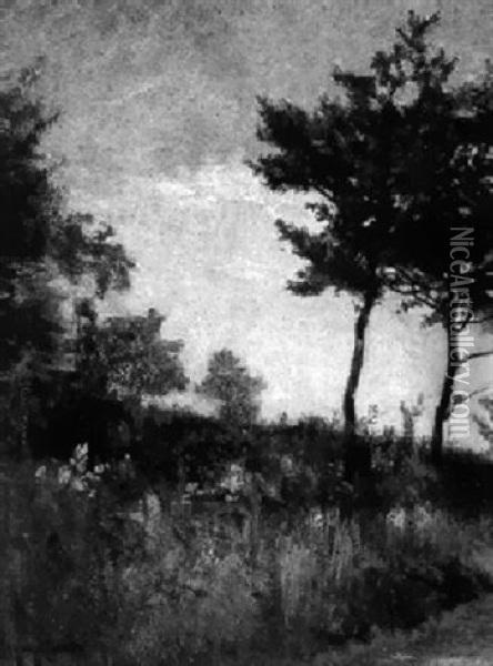 Landschaft Mit Baumen Oil Painting - Maurice Moisset