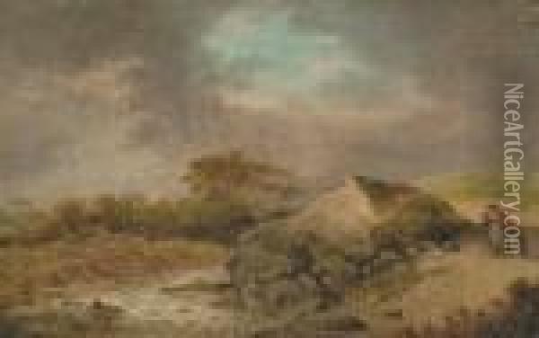 The Coming Storm Oil Painting - George Morland