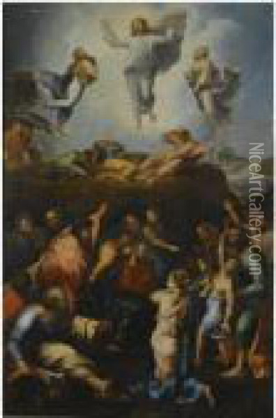 The Transfiguration Oil Painting - Raphael (Raffaello Sanzio of Urbino)