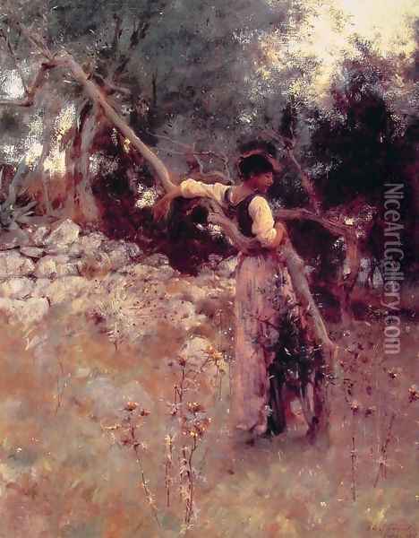 A Capriote Oil Painting - John Singer Sargent