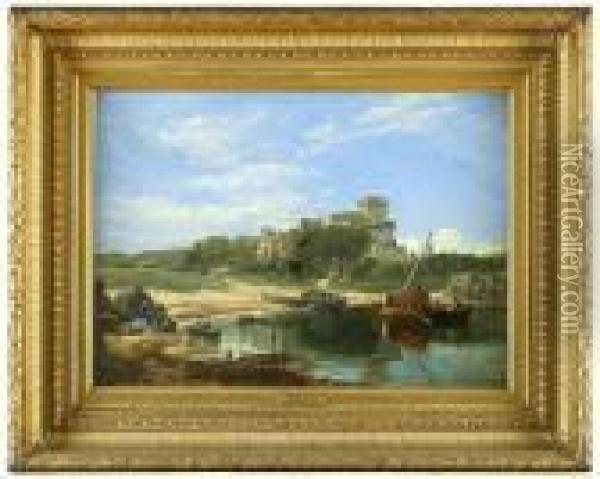 Inchcolm Priory Oil Painting - Samuel Bough