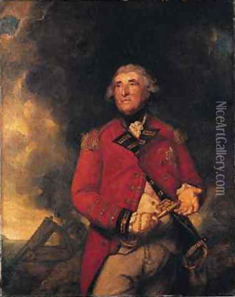 Lord Heathfield of Gibraltar Oil Painting - Sir Joshua Reynolds