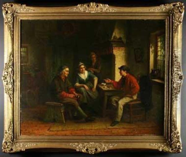 Damschroder Oil Painting - Jan Jacobus Matthijs Damschroder