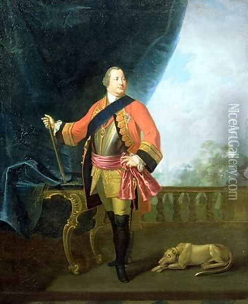 Portrait of William Augustus 1721-65 Duke of Cumberland Oil Painting - David Morier