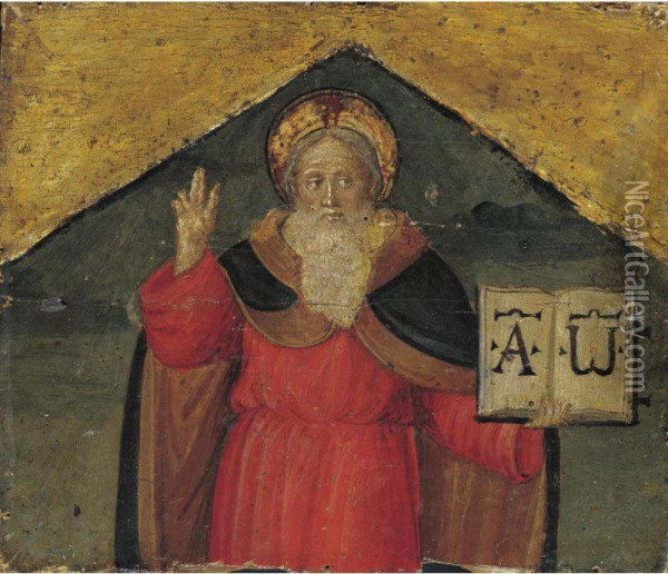 God The Father Oil Painting - Master Of Marradi