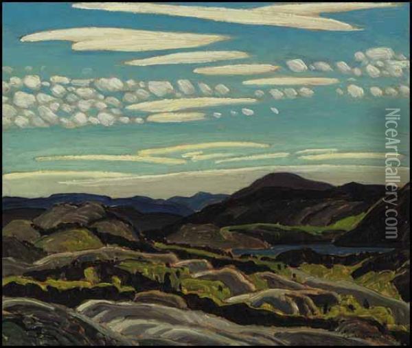 September, Mount Carmichael Oil Painting - Franklin Carmichael