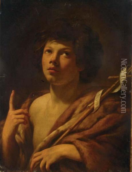 Saint John The Baptist Oil Painting - Aubin Vouet