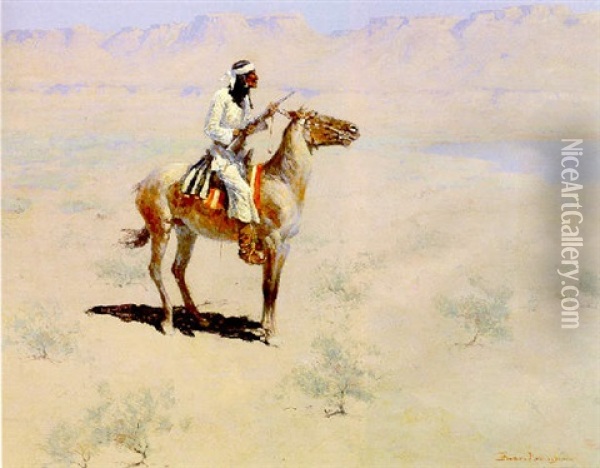 The Lone Scout Oil Painting - Frederic Remington