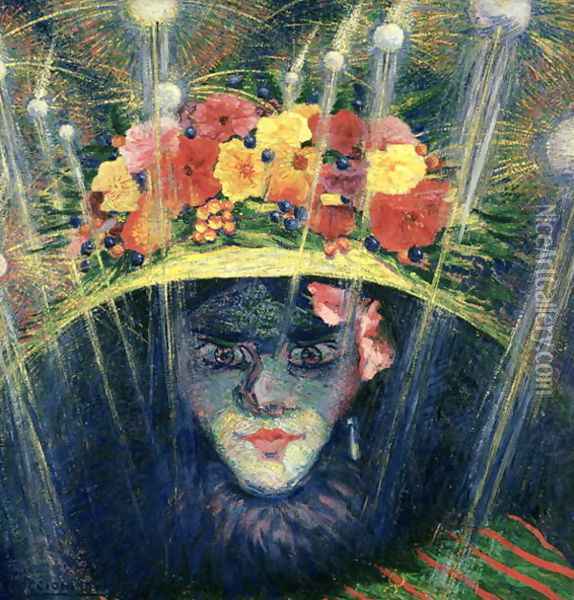Modern Idol, 1911 Oil Painting - Umberto Boccioni