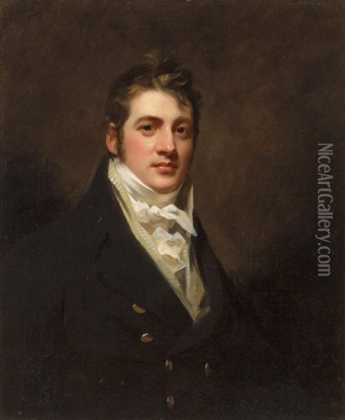 Half-length Portrait Of James Cochrane Of Edinburgh Oil Painting - Sir Henry Raeburn