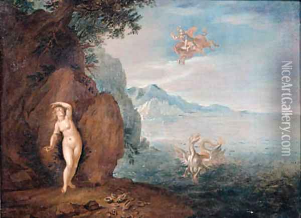 Perseus and Andromeda Oil Painting - Pieter Van Bredael