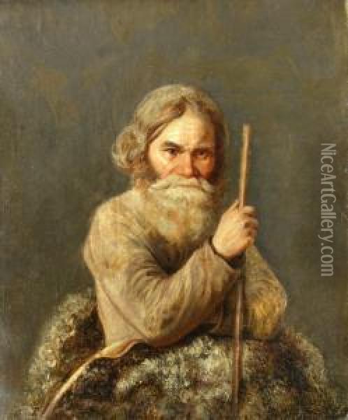 Hirte Oil Painting - Vasily Maximovich Maximov