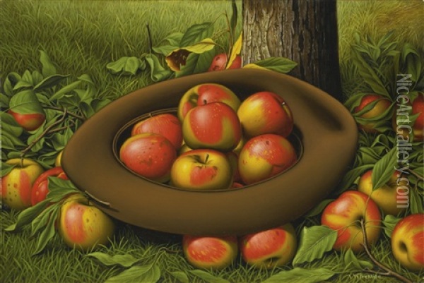 Harvest Oil Painting - Levi Wells Prentice