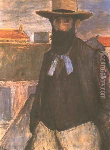 Portrait of Aristide Maillol 1899 Oil Painting - Jozsef Rippl-Ronai
