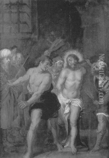 La Flagellation Du Christ Oil Painting - Pauwels Casteels