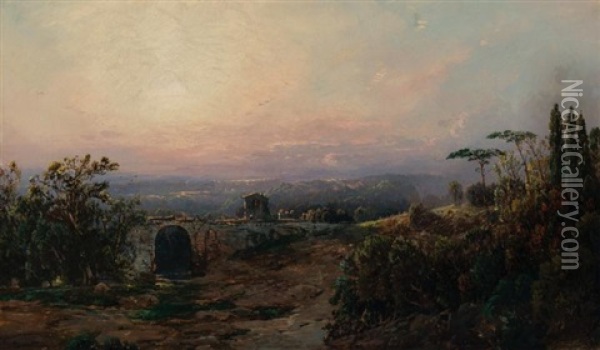 Italian Vista Oil Painting - William Louis Sonntag