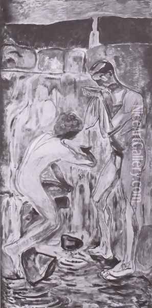 la source 1909 Oil Painting - Edvard Munch