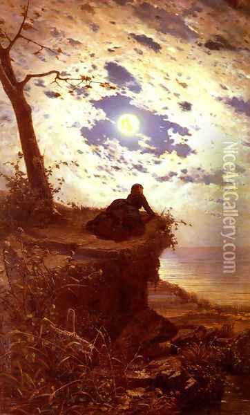 Ancor Non Torna (And She Never Returned) Oil Painting - Alfonso Simonetti