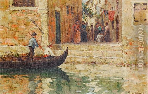 Venice Oil Painting - Terrick John Williams