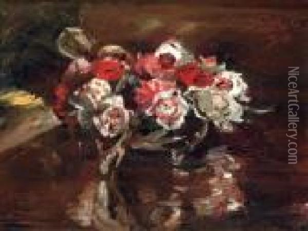 Blumenstilleben Oil Painting - Lovis (Franz Heinrich Louis) Corinth