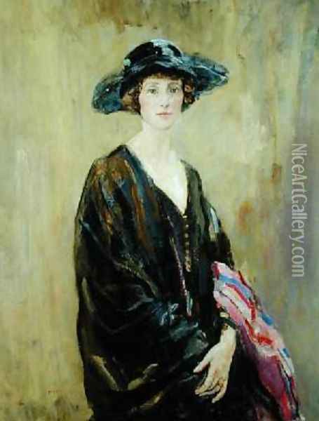 Portrait of Dorothy Una Ratcliffe Oil Painting - Ambrose McEvoy