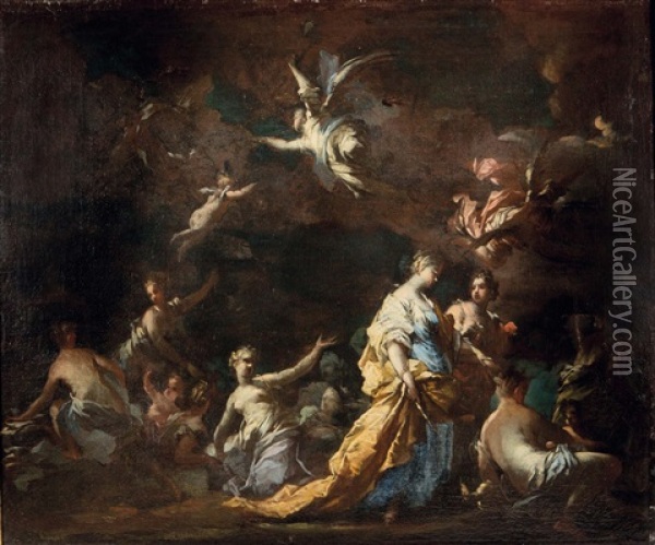 Scena Mitologica Oil Painting - Giovanni Battista Ranieri del Pace