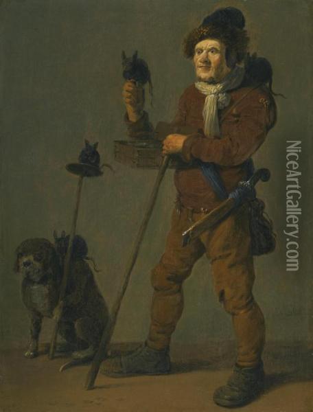 The Rat-catcher Oil Painting - Pieter de Bloot