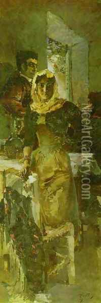 Spain, 1894 Oil Painting - Mikhail Aleksandrovich Vrubel