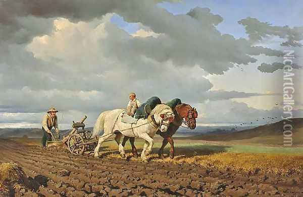 Le Labourage 1844 Oil Painting - Rosa Bonheur