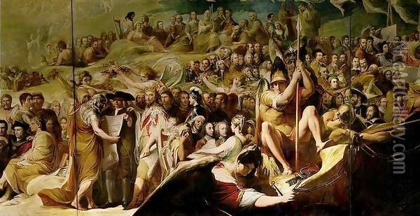 Elysium, or the State of Final Retribution, sixth in the series 'The Progress of Human Culture and Knowledge' Oil Painting - James Barry