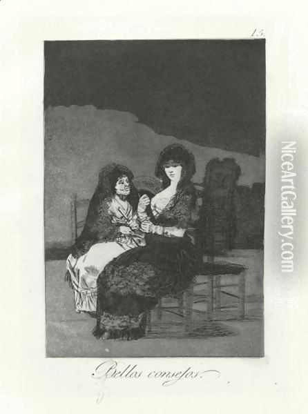 Los Caprichos 2 Oil Painting - Francisco De Goya y Lucientes