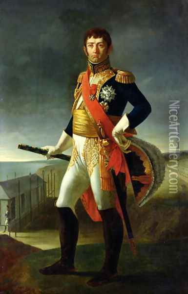 Jean-de-Dieu Soult 1769-1851 Duke of Dalmatia, 1856 Oil Painting - Louis Henri de Rudder