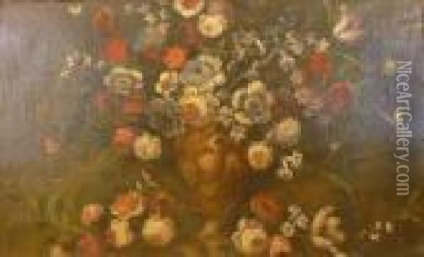 Natura Morta Con Fiori Oil Painting - Francesco Guardi