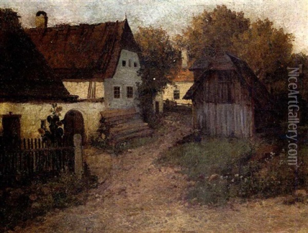 Le Village Oil Painting - Emile Claus