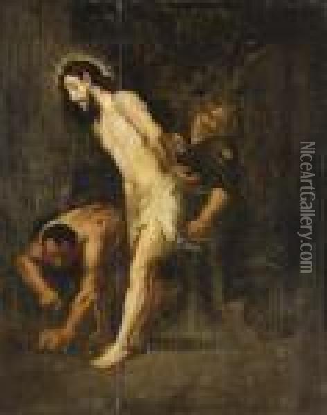 Capture Of Christ Oil Painting - Karel Dujardin