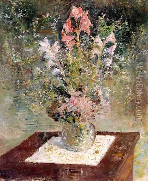 Flowers2 Oil Painting - John Henry Twachtman