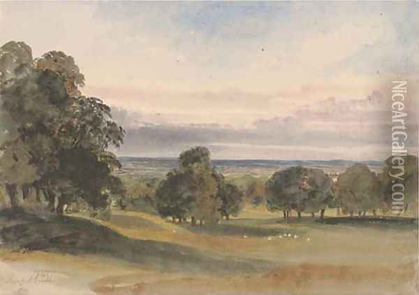 Ampthill, Bedfordshire Oil Painting - Harriet Cheney
