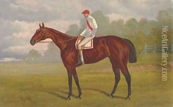 Ban Fox, with William Hayward up Oil Painting - Henry Stull