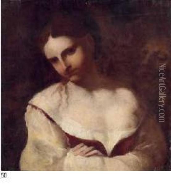 Susanna E I Vecchioni Oil Painting - Antonio Bellucci