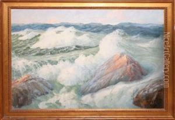 Seascape Oil Painting - Gilbert Tucker Margeson