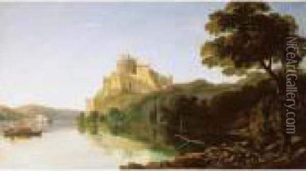 Lago Maggiore Oil Painting - George Arthur Fripp