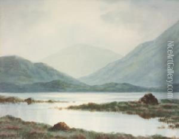 Evening Light, Connemara Oil Painting - Douglas Alexander