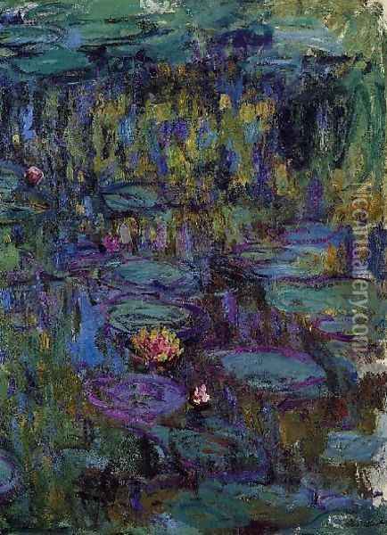 Water Lilies21 Oil Painting - Claude Oscar Monet