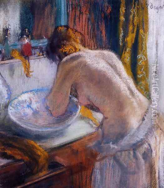 La Toilette I Oil Painting - Edgar Degas