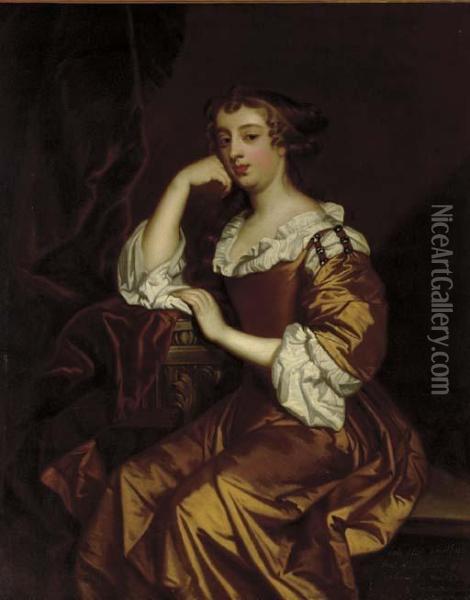 Portrait Of Lady Elizabeth Wriothesly Oil Painting - Sir Peter Lely