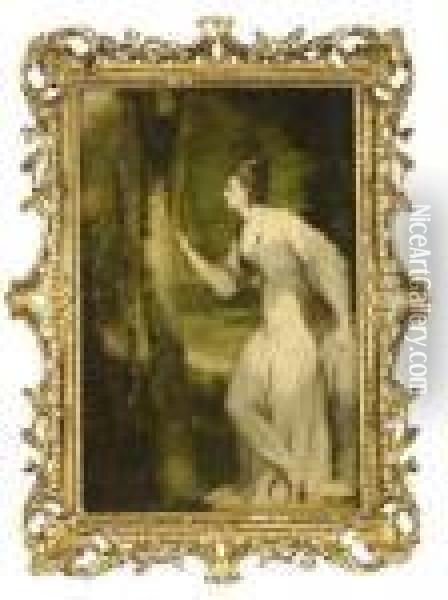 Portrait Of Mrs Richard Bennett In Classical Dress Oil Painting - Sir Joshua Reynolds