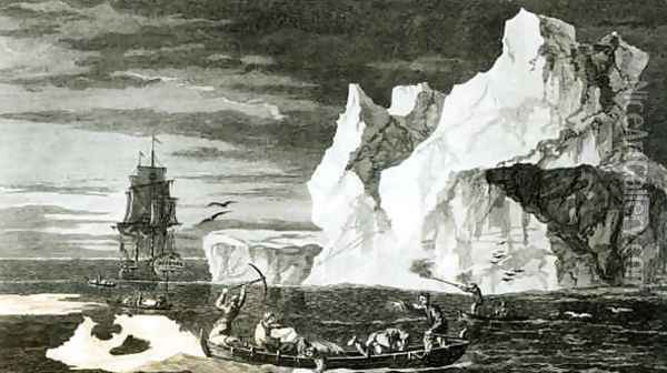 The Ice Islands on the 9th January 1773 Oil Painting - William Hodges