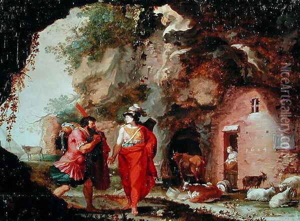 Odysseus and Artemis Oil Painting - Bartholomeus Breenbergh