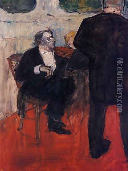 The Violinist Dancia Oil Painting - Henri De Toulouse-Lautrec