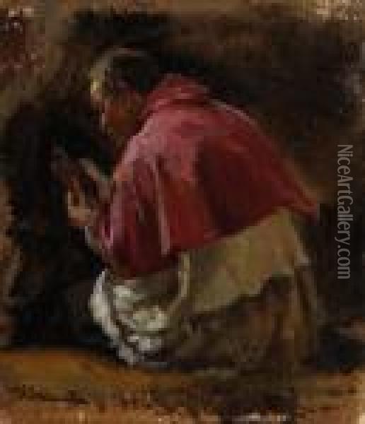 Prelato Chelegge Oil Painting - Alfons Hollaender